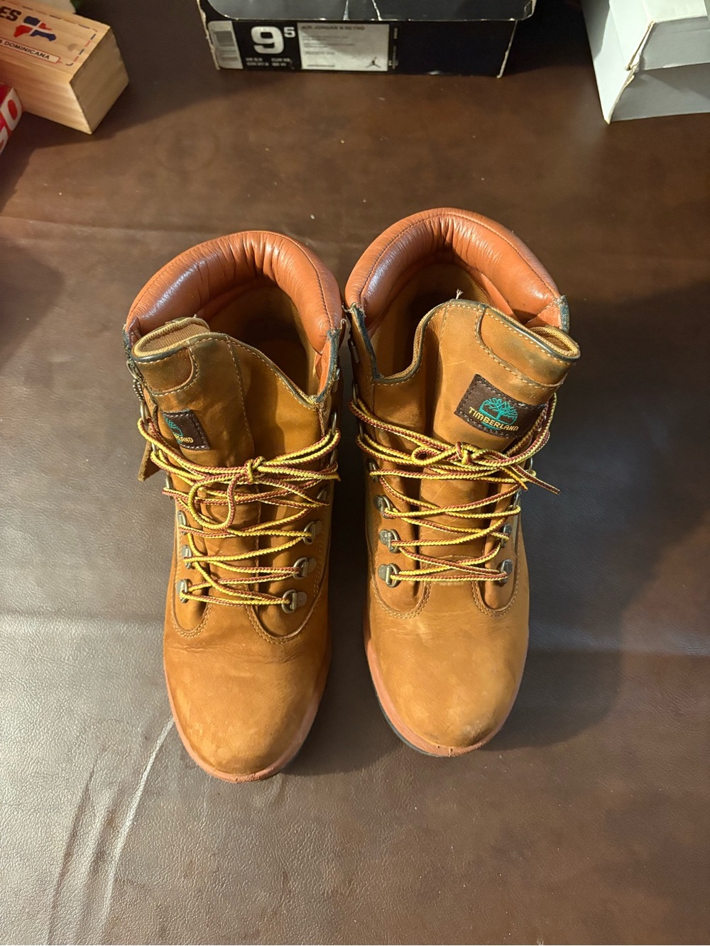 Timberland Wheat Tan Feild Boot Men's Lace-Up Work Boots